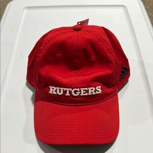 Adidas Red Rutgers Cap one size